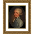 thumbnail image 1 of Lié Louis Périn-Salbreux 19x24 Gold Ornate Framed and Double Matted Museum Art Print Titled - Self -Portrait (ca 1780), 1 of 4
