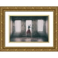 thumbnail image 1 of Li, Rob 32x23 Gold Ornate Wood Framed with Double Matting Museum Art Print Titled - Solo In Pandemic, 1 of 4