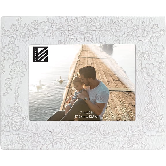 Li''''Shay Ceramic Picture Frame - Victorian Design (7x5)