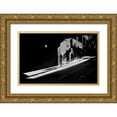 thumbnail image 1 of Li Wp, Allan 14x10 Gold Ornate Wood Framed with Double Matting Museum Art Print Titled - Shadow Of City Life, 1 of 4
