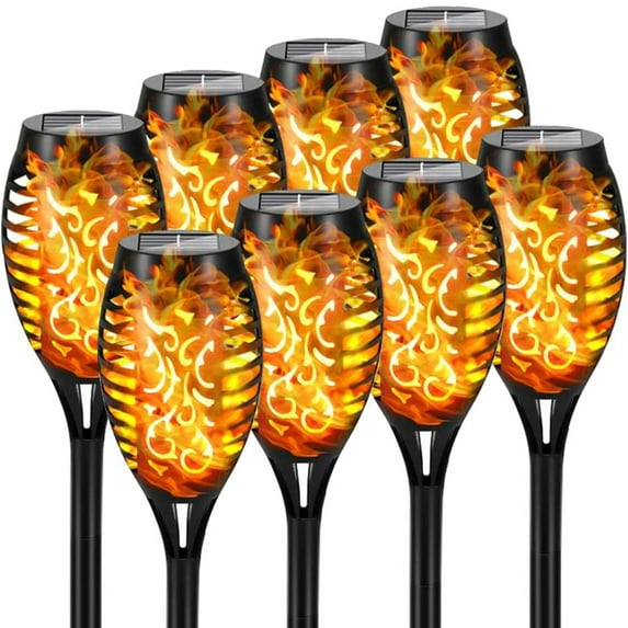 Li Xianchai   12LED Solar Flame Light Outdoor,Waterproof 12LEDs Torches Landscape Lamp For Outdoor Courtyard Garden Yard,Halloween Decorations