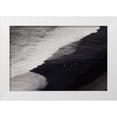 thumbnail image 1 of Li, Yongnan 32x23 White Modern Wood Framed Museum Art Print Titled - Black Beach, 1 of 4