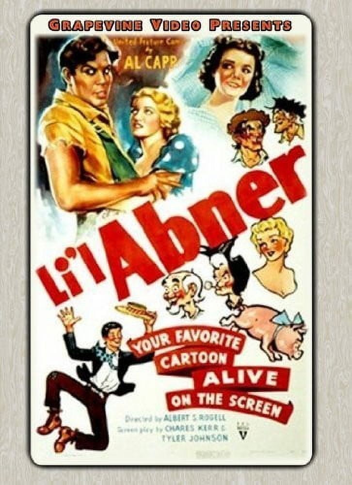 Li'l Abner (1940) (DVD), Grapevine Video, Comedy