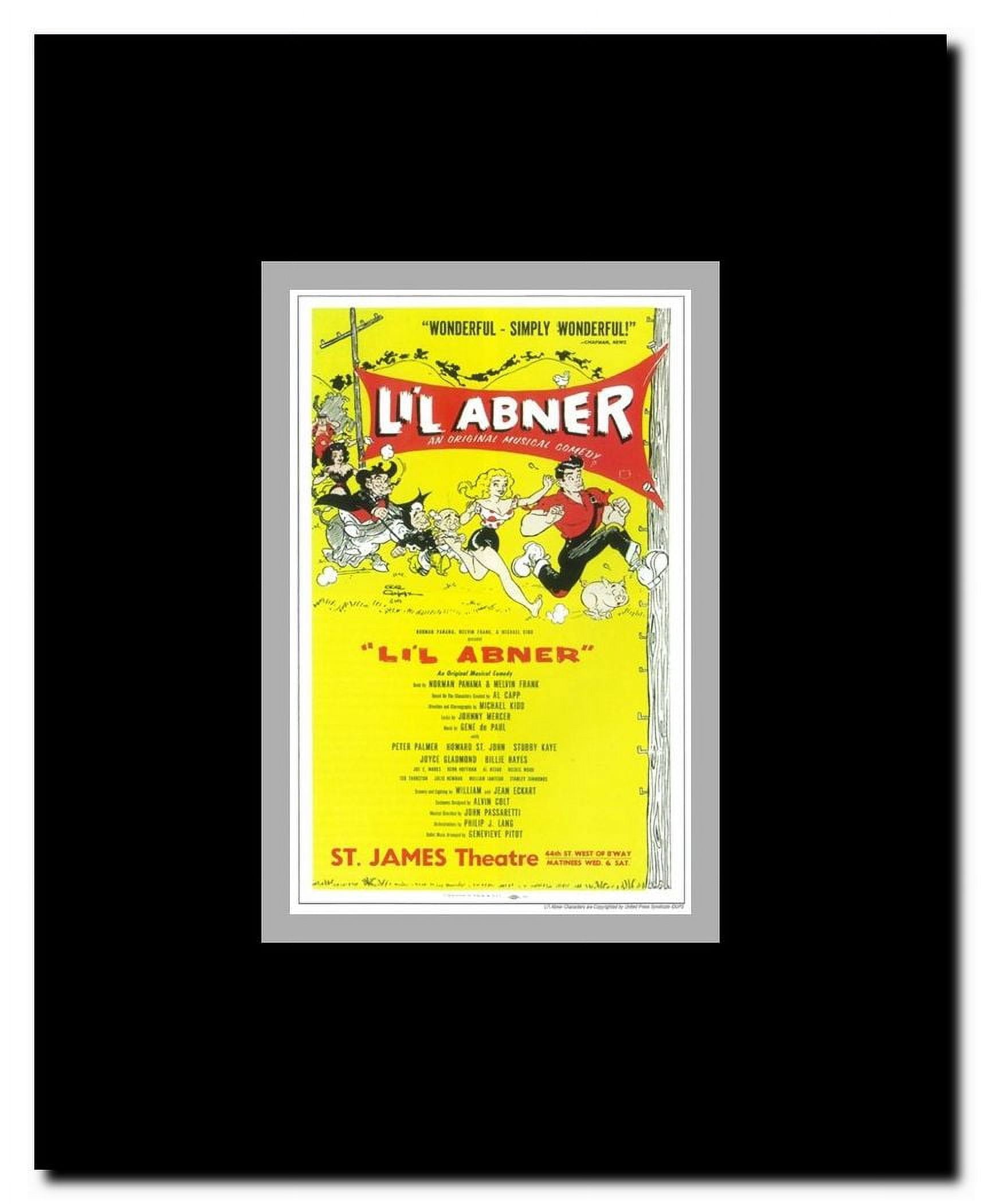Li'l Abner (Broadway) Framed Movie Poster