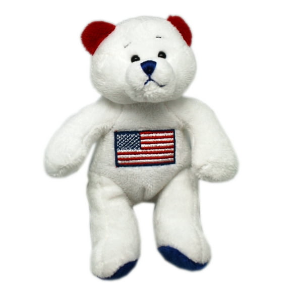 Li'l American Bear Patriotic Plush Toy - American Flag Bear By Ganz