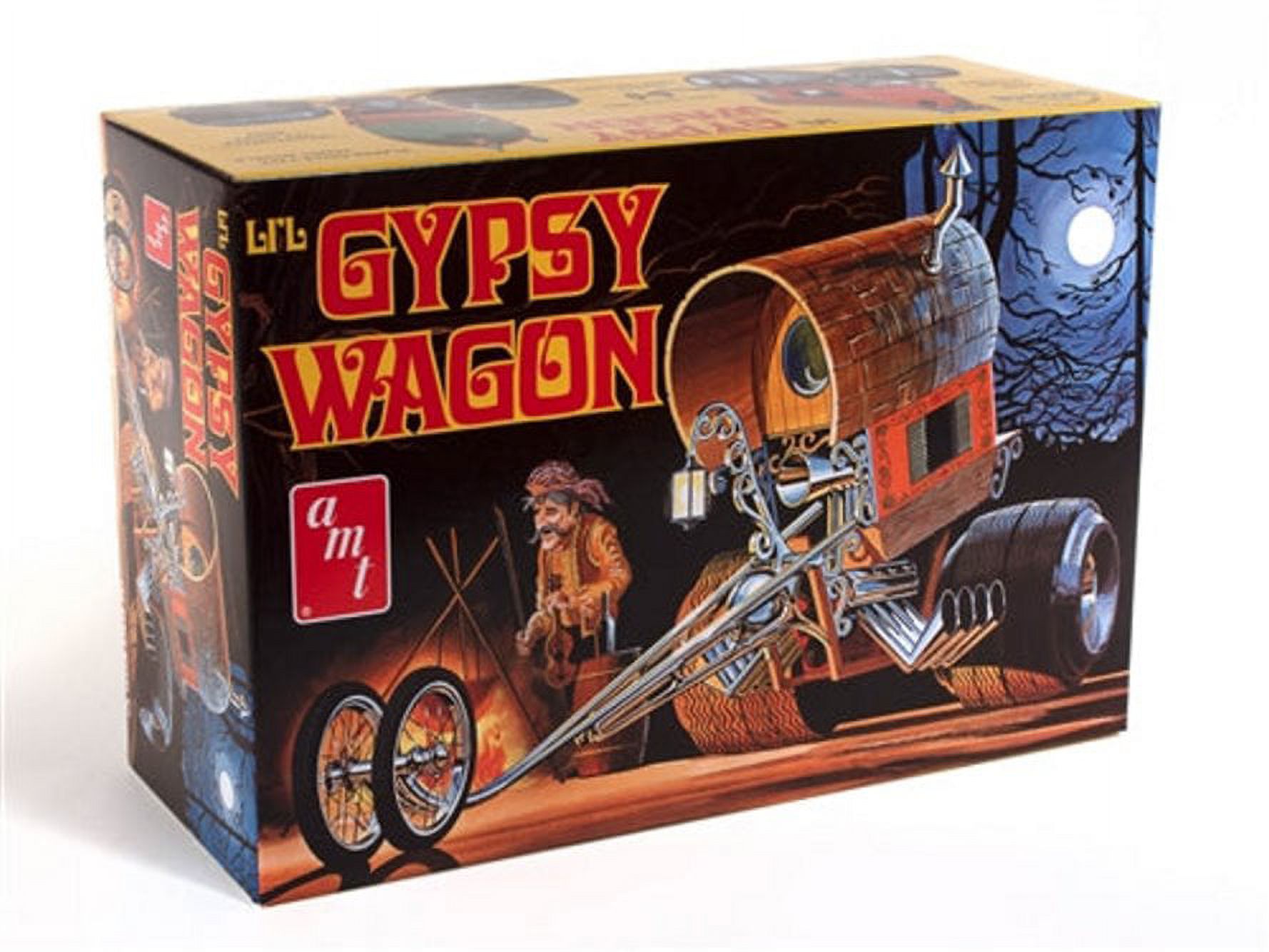 自動車 amt gypsy wagon Li'l Gypsy Wagon Show Rod, Orange - AMT AMT1067/12 - 1/25 scale
