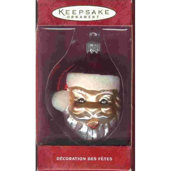 Li'l Mr. Claus Blown Glass Hallmark 2000