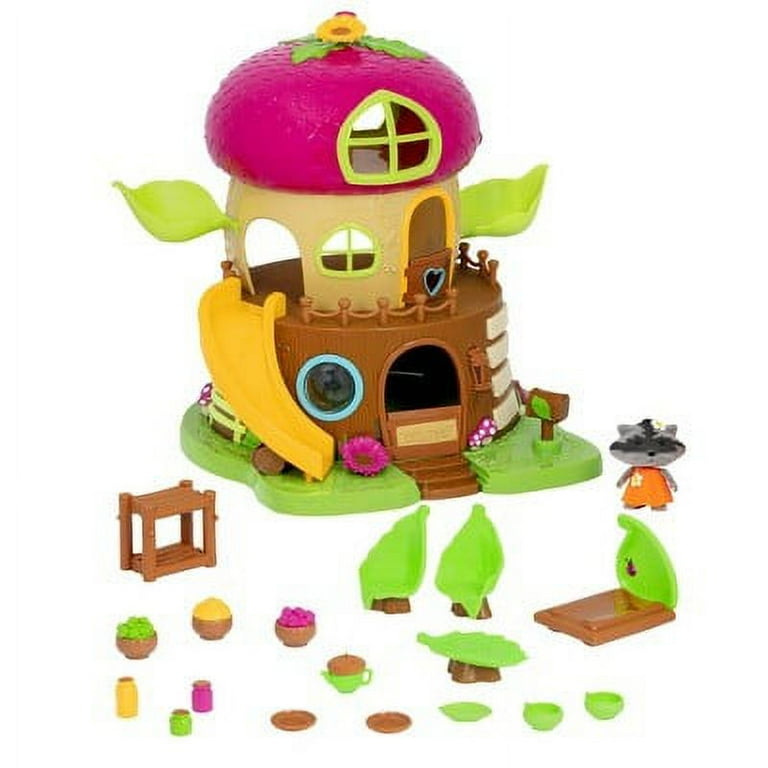 Li'l Woodzeez Deluxe Acorn Treehouse Family Playset with