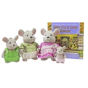 Lil Woodzeez Handydandys Mouse Family Set & Storybook Mini Plush Pals