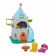 Lil Woodzeez Royal Series Castle & Furniture Dollhouse Playset for 3-Inch Figures, 10 Pieces, Plastic Material