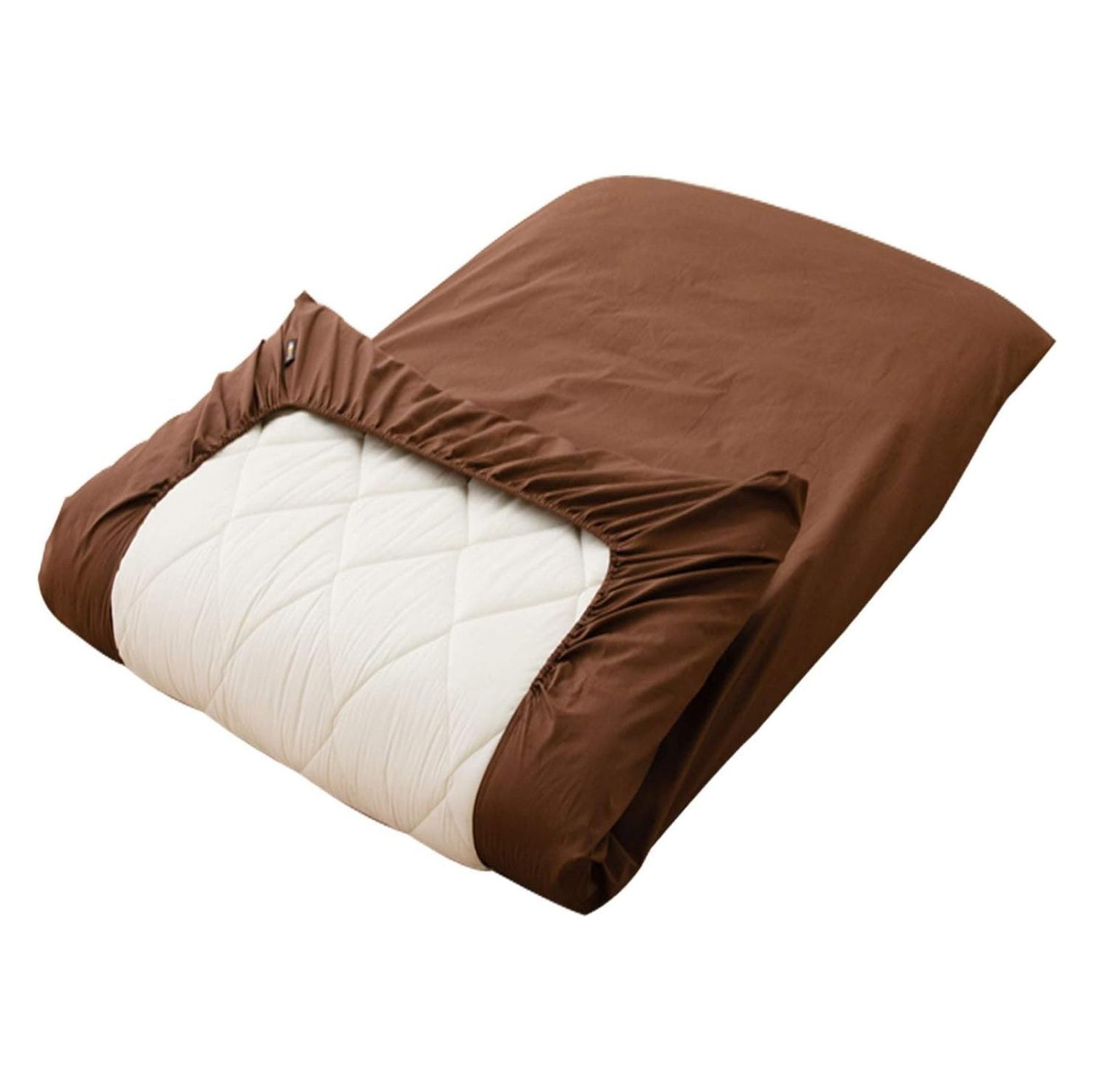 Li shun jin 100 Cotton Cover (Elastic Fitted Sheet) for Japanese Futon Mattress EMCOLOR, Full