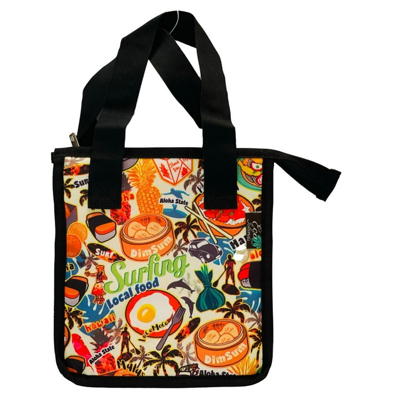 Hawaiian Turtle Print Lunch Bag Cooler Thermal Bag for Women