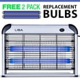 thumbnail image 1 of Liba 2800V UV Light Bug Zapper with Extra 2-Pack Replacement Bulbs, for Indoor Parties, Electric Indoor Insect Killer Trap, and Easter Party Supplies, 1 of 8