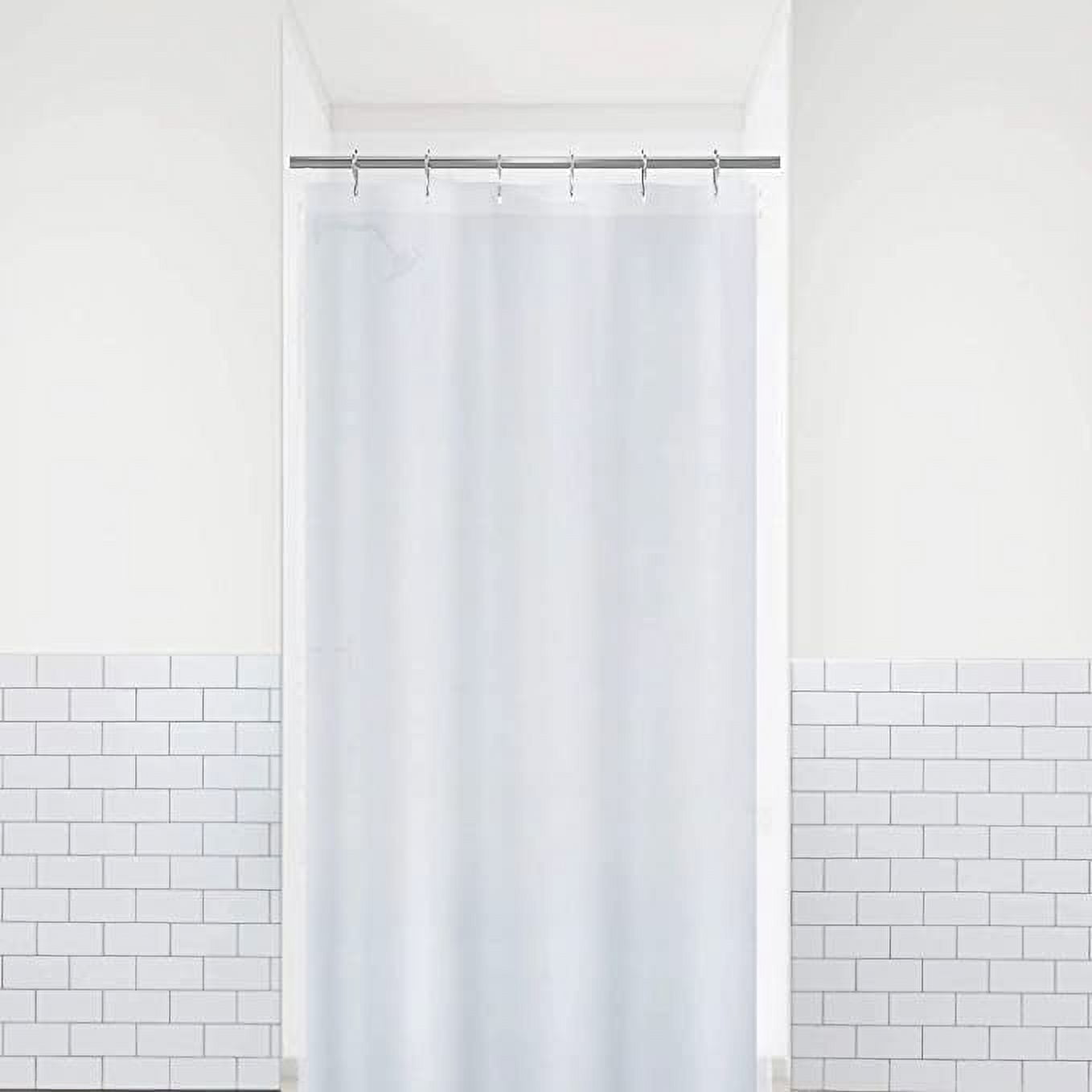LiBa Bathroom Shower Curtain Liner Mildew Resistant, Heavyweight, Non ...