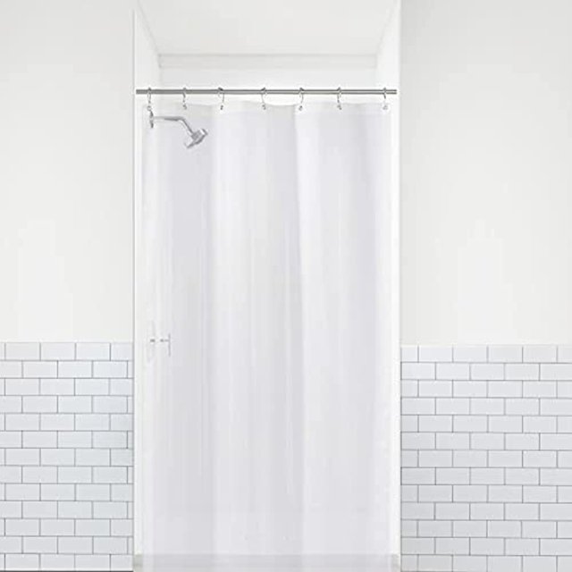 LiBa PEVA 8Gauge Bathroom Shower Stall Curtain Liner, 36" W x 72" H 8G