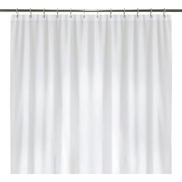 LiBa PEVA 8Gauge Bathroom Shower Stall Curtain Liner, 72" W x 84" H 8G