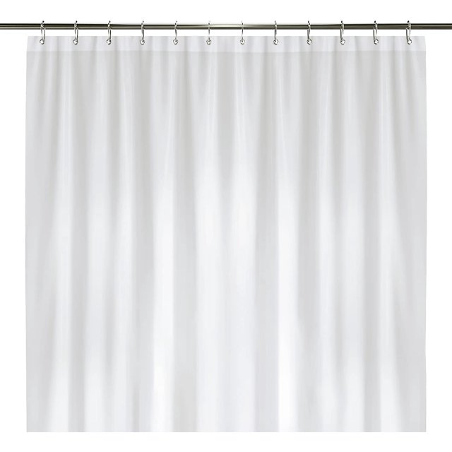 LiBa PEVA 8Gauge Bathroom Shower Stall Curtain Liner, Heavyweight Non