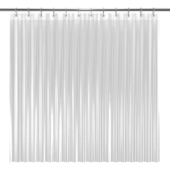 Liba Heavy Weight Peva Bathroom Curtain Shower Liner, Heavy-Duty, Waterproof, 72" X 72" Clear, Ideal Christmas Gift
