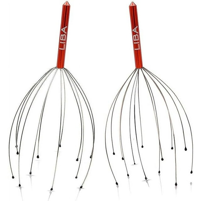 LiBa Scalp Massager Tool (2Pack) for a Rejuvenating Head Scratcher