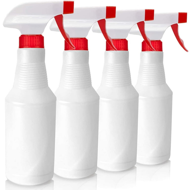 Liba Spray Bottles (4 Pack,16 oz), Refillable Empty Spray Bottles for Cleaning