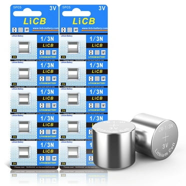 LiCB 10 Pack CR1/3N Battery 3V Lithium CR 1/3N Batteries