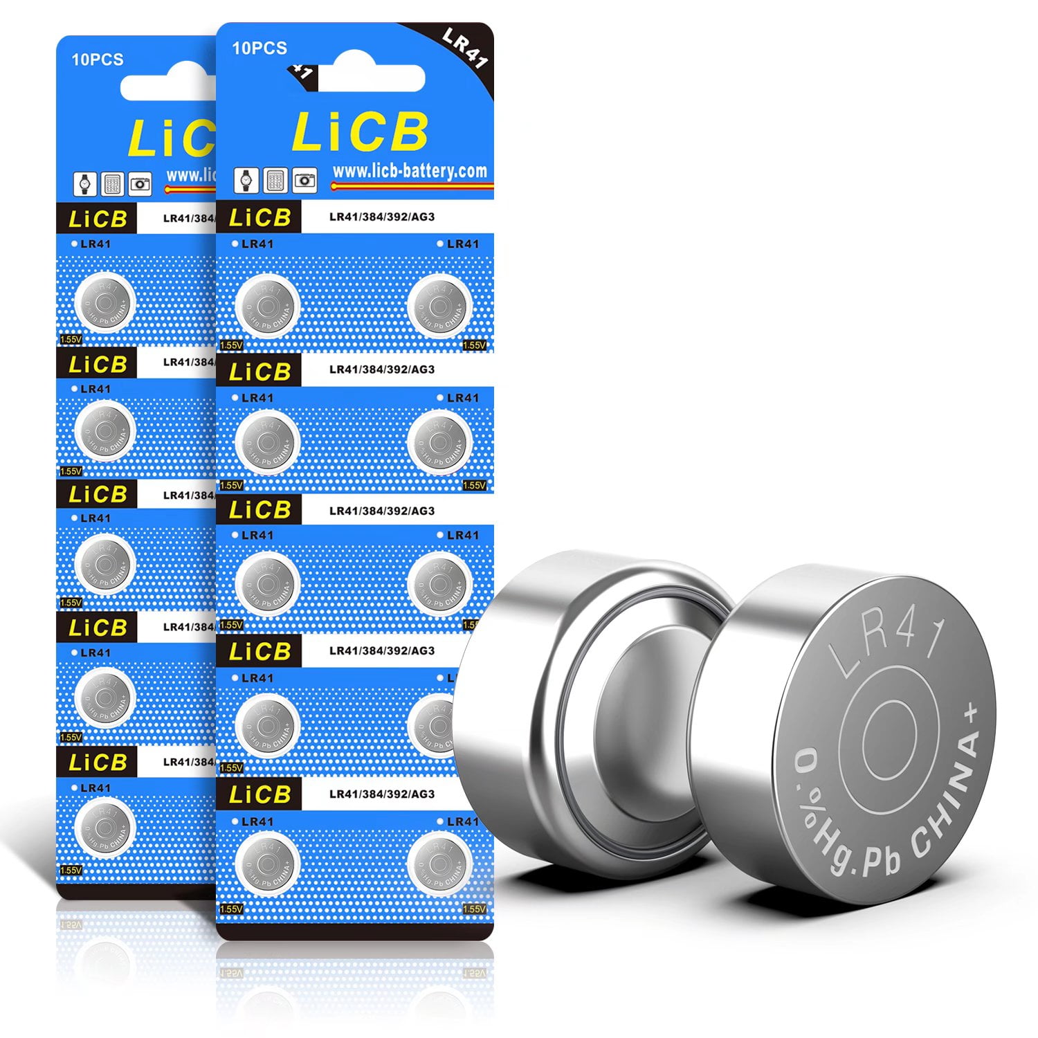  SKOANBE 50PCS AG3 Button Cell L736F LR41 192 392 Thermometer  Size Battery : Health & Household