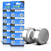 LiCB 20 Pack LR41 AG3 392 384 192 Battery 1.5V Button Cell Batteries