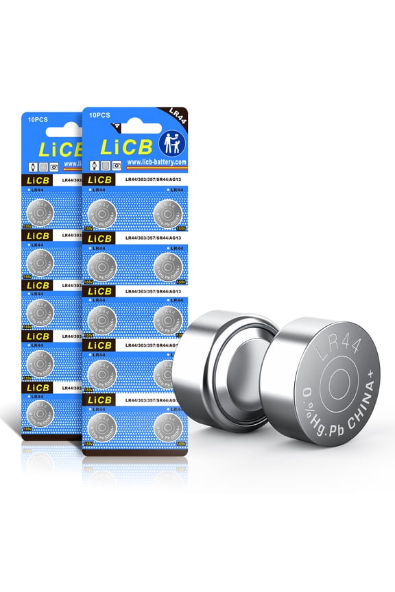 20 Pack LR44 AG13 357 303 SR44 Battery 1.5V Button Cell Batteries