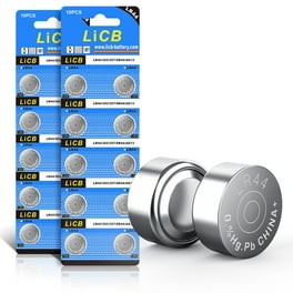 Piles non-rechargeables : Pile bouton alcaline 1,5V AG13 / LR44W