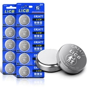 LiCB 3v Batteries CR2477 Lithium Batteries Cr2477 Battery Coin & Button Cell 10 Pack