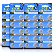 LiCB 40 Pack LR44 AG13 357 303 SR44 Battery 1.5V Button Coin Cell Batteries for Watches Clocks