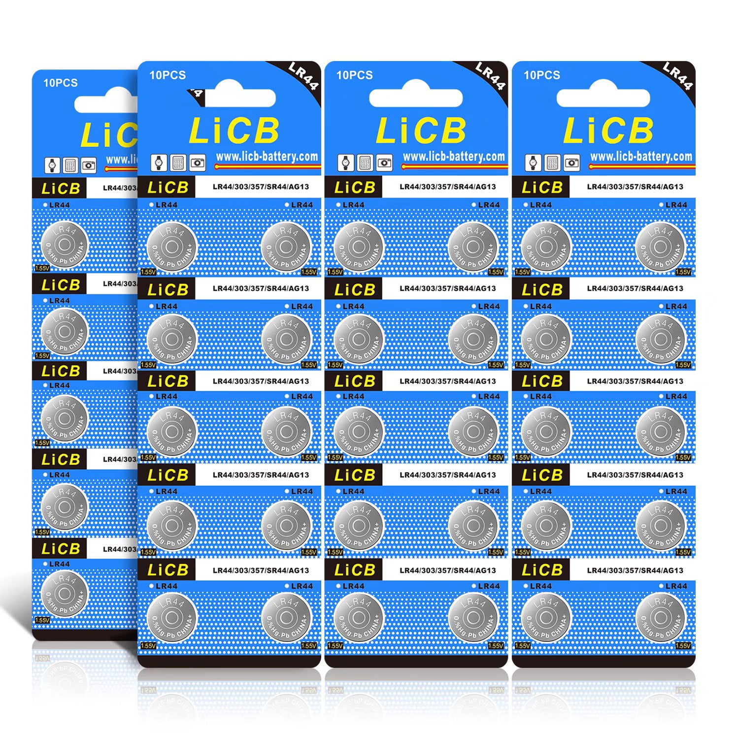 LiCB 10 Pack SR626SW 377 Watch Battery,Long-Lasting & Leak-Proof,High  Capacity Silver Oxide 1.55V Button Cell Batteries for Watch