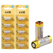LiCB A23 23A Batteries 12V 23AE Miniature Alkaline Battery (10 Pack)