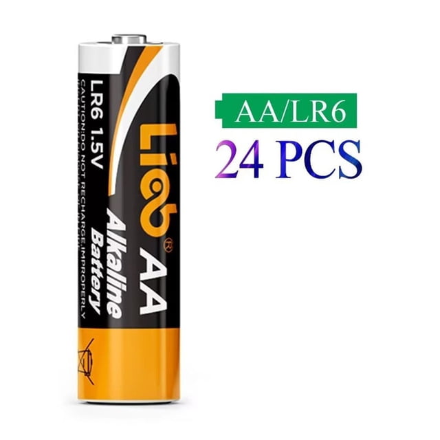 LiCB Alkaline AA Batteries (24 Pack), 1.5 Volts LongLasting Double A Battery
