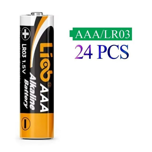 LiCB Alkaline AAA Batteries (24 Pack), 1.5 Volts LongLasting Triple A