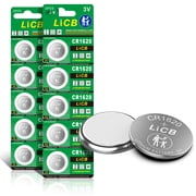 LiCB CR1620 3V Lithium Battery CR 1620 Coin & Button Cell 10 Pack