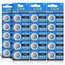LiCB CR1632 Lithium Batteries 3V Cr 1632 Battery for Car Remote & Key Fob (20 Pack)