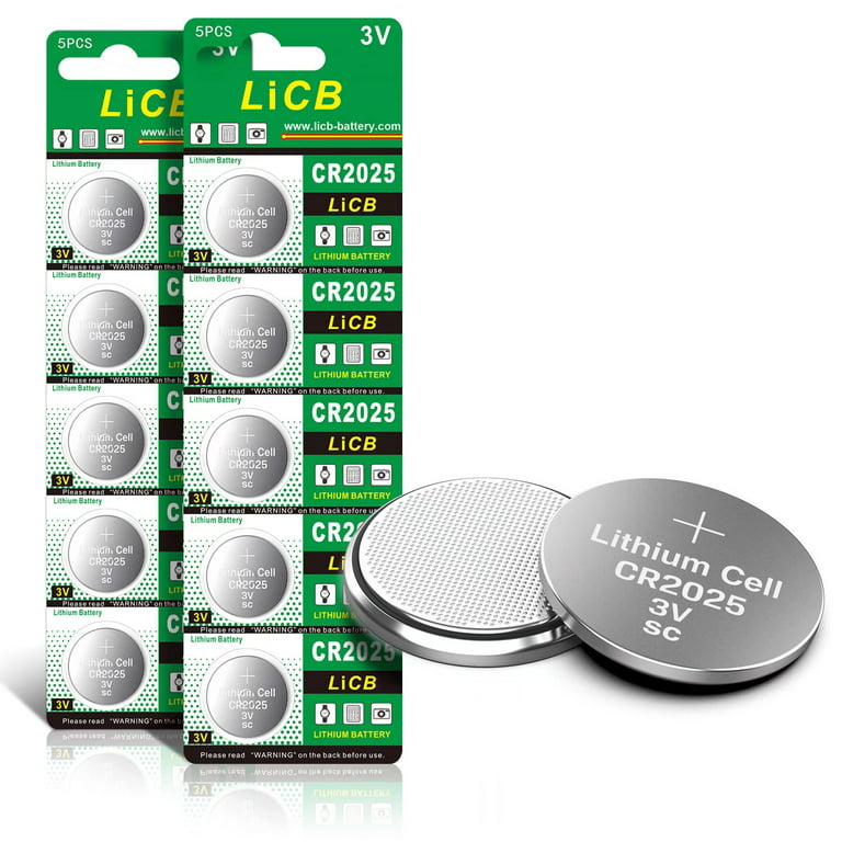 Set baterías de botón CR2025 GP Batteries 3 V
