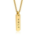 thumbnail image 1 of LiFashion HWLF WWJD Pendant Necklace for Men ,Stainless Steel What Would Jesus Do,He Would Love First 3D Bar Necklace Motivational Faith Religious Baptism Gift Reminder Jewelry for Him, 1 of 4