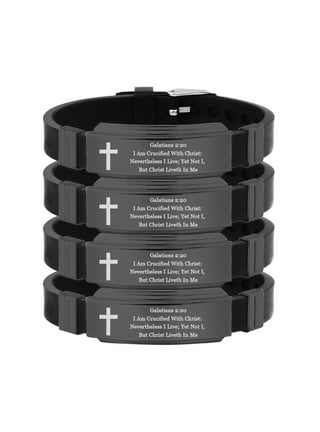Faithful Finds 24 Pack Religious Silicone Bracelets, Motivational Christian  Rubber Wristbands : Target