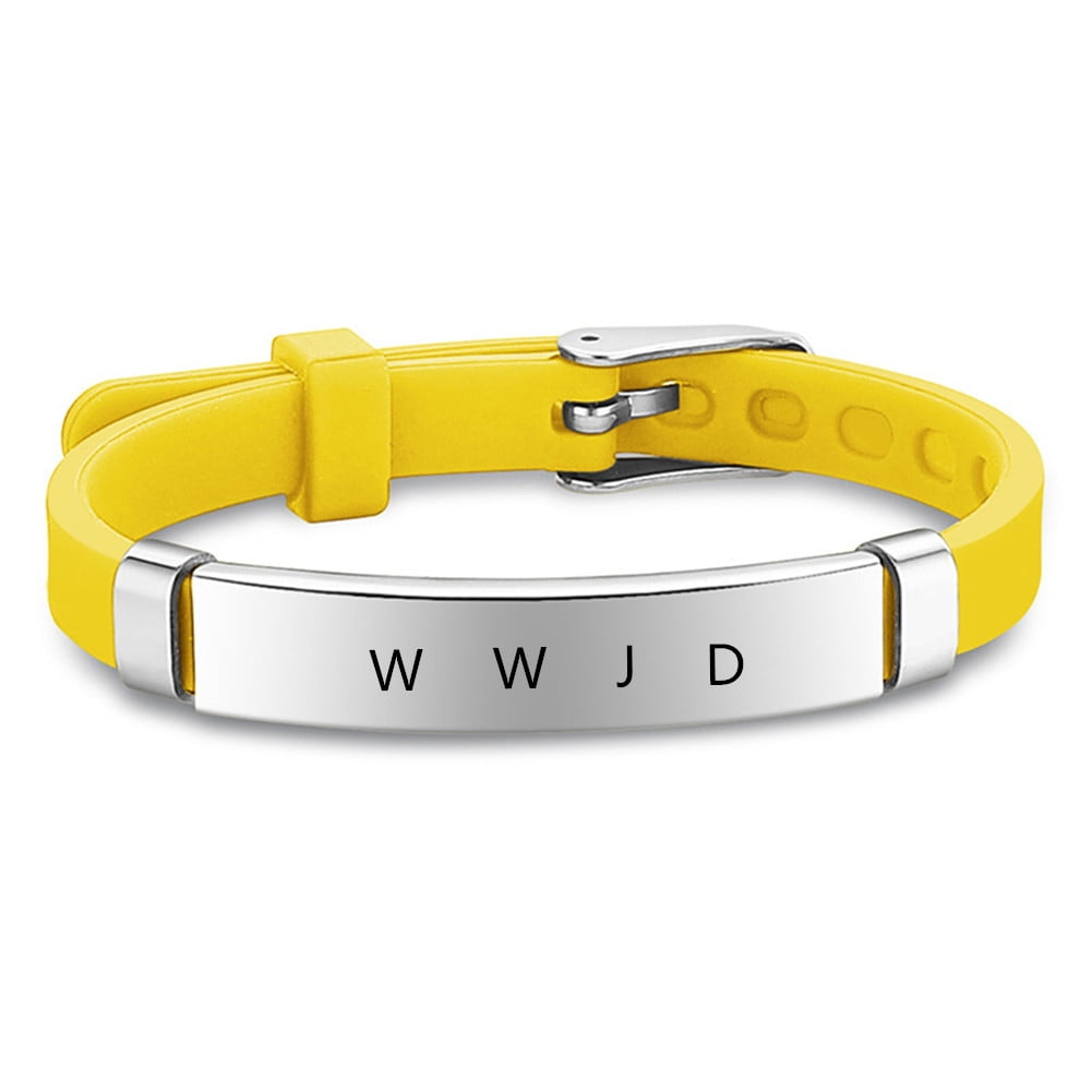 LiFashion WWJD HWLF Bracelets for Adults Teens Boys Girls,Adjustable ...