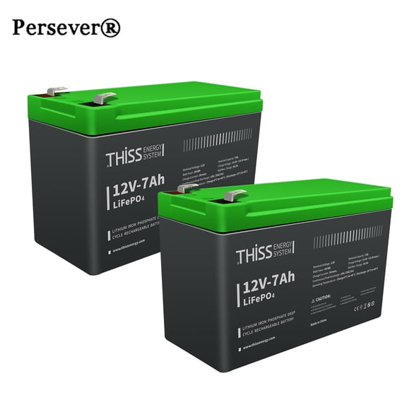 LiFePO4 Battery 12V 7Ah Cycle Maintenance Free Home Energy Storage Battery Lot,2Pack