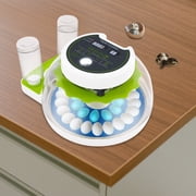 LiHUiee 33 Egg Automatic Digital Quail Incubator w/ Auto Turn Waterer Dual Power US Plug for Home, Farm