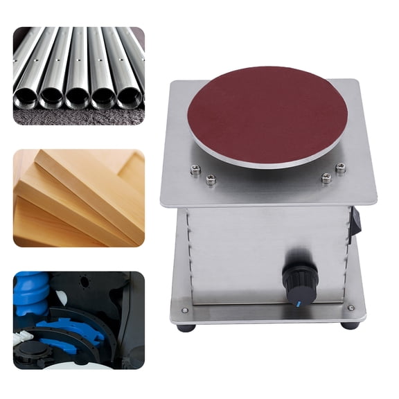LiHUiee 6000RPM Disc Sander 4in Electric Small Sanding Disc Machine Mini Disc Sander for Home, Restaurant