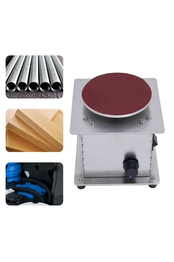 6000RPM Disc Sander 4in Electric Small Sanding Disc Machine Mini Disc Sander for Home, Restaurant