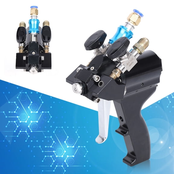 LiHUiee Black Cast Iron Foam Spray Gun Upgrade Polyurethane Air Purge Spray Gun 35Mpa for Homes, Hotels