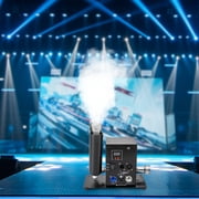 LiHUiee DJ Club Effect C02 Cryo Jet Machine DMX-512 Co2 Party Cannon Fogger Smoke Gun for Family Parties, Bars
