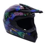 LiHUiee Large Motorcycle Helmet with Gloves, Motorcycle Helmet Set, Motocross Helmet Kit 22.44-22.83in