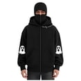 thumbnail image 1 of LiJinLong Balaclava Hoodie Zipper Unisex Windproof Design with Face Mask for Skiing Snowboarding Motorcycle Riding Winter Sports Protection S-XXL, 1 of 5