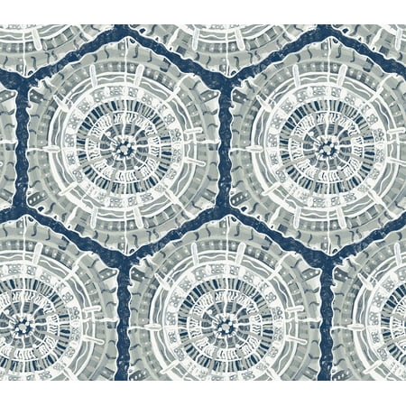 LiLi WhittWhitt Navy Harmony Peel & Stick Wallpaper